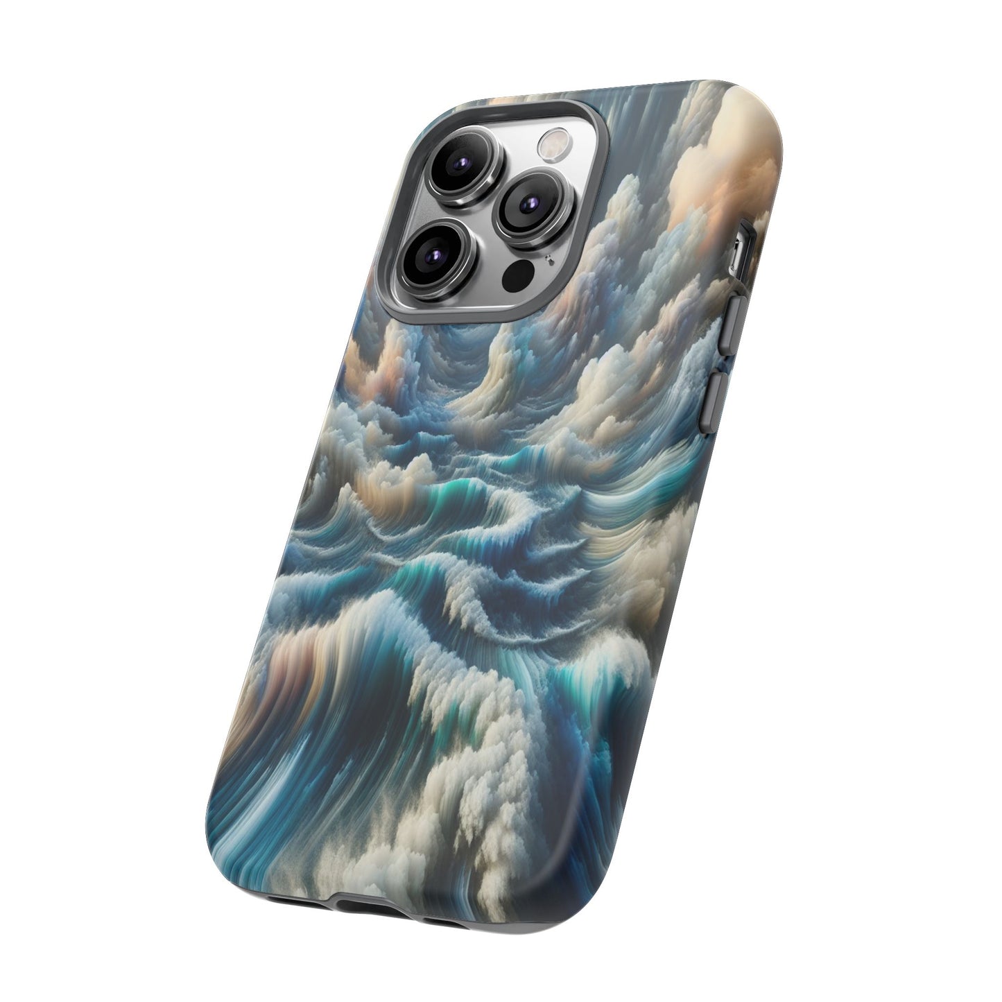Waves of Clouded Light - Phone Case