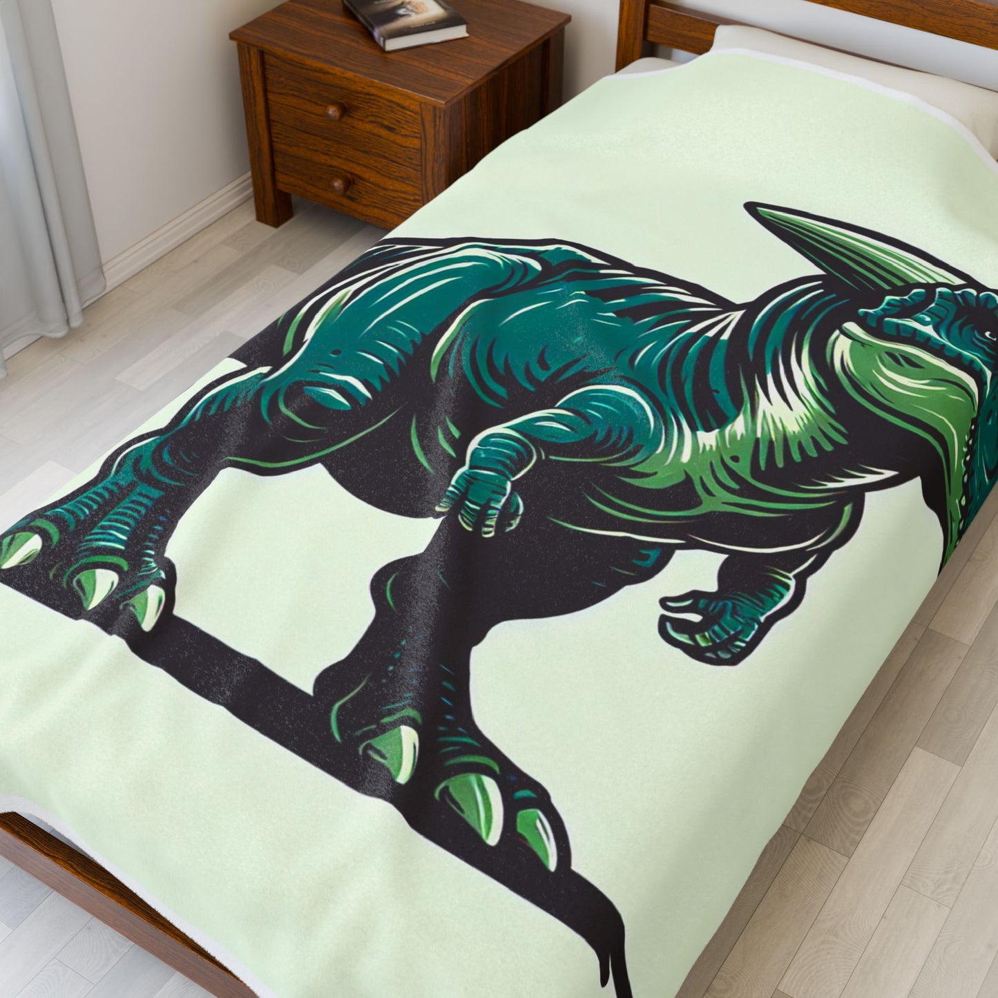 Prehistoric Stride- Plush Blanket