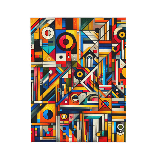 Geometric Wonderland - Plush Blanket