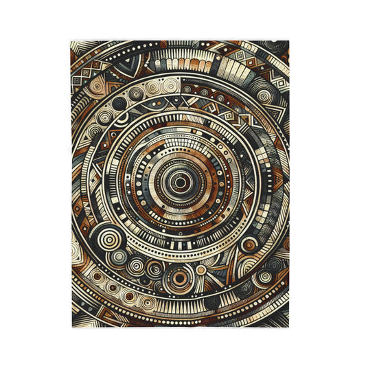 Circular Odyssey - Plush Blanket