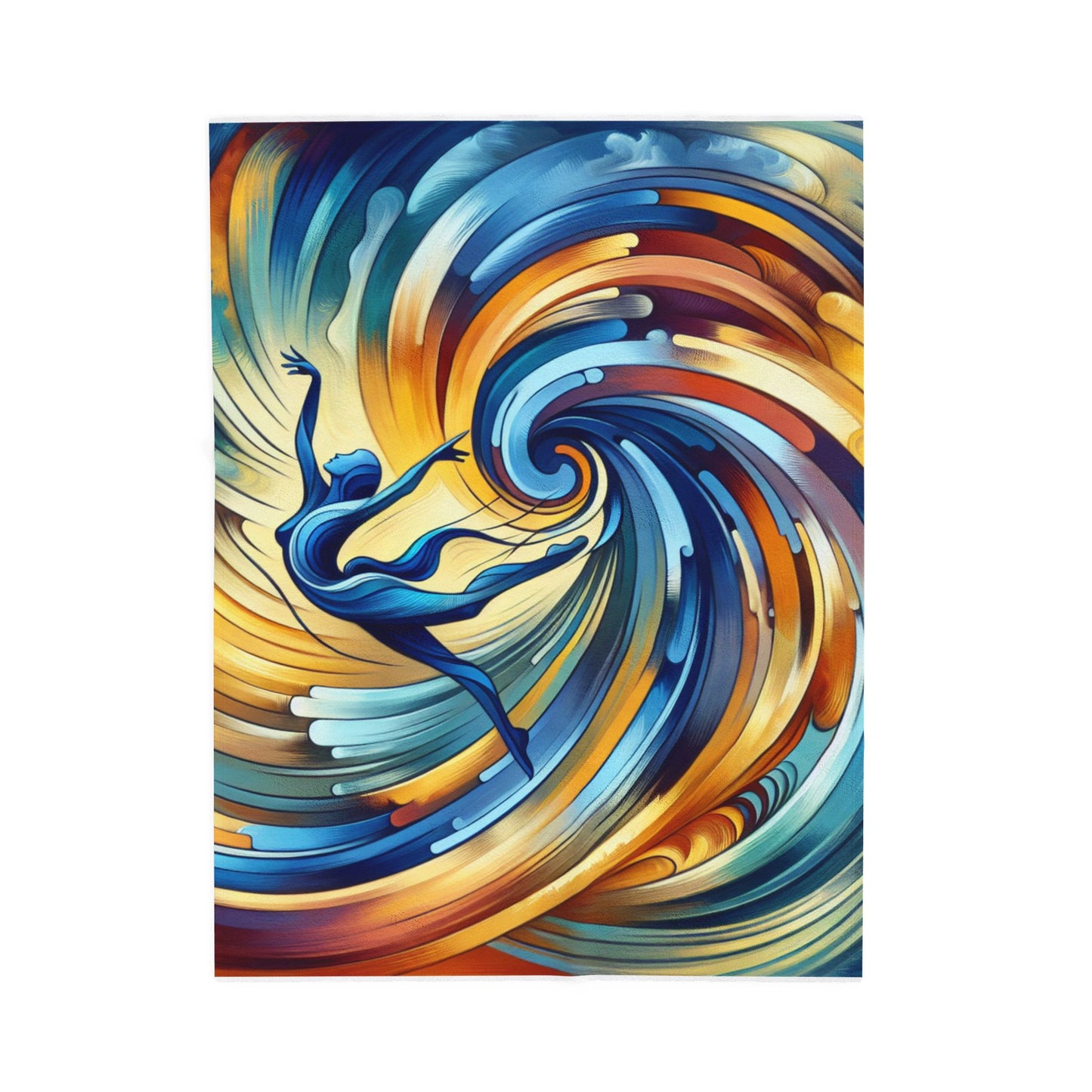 Harmonious Whirl - Plush Blanket