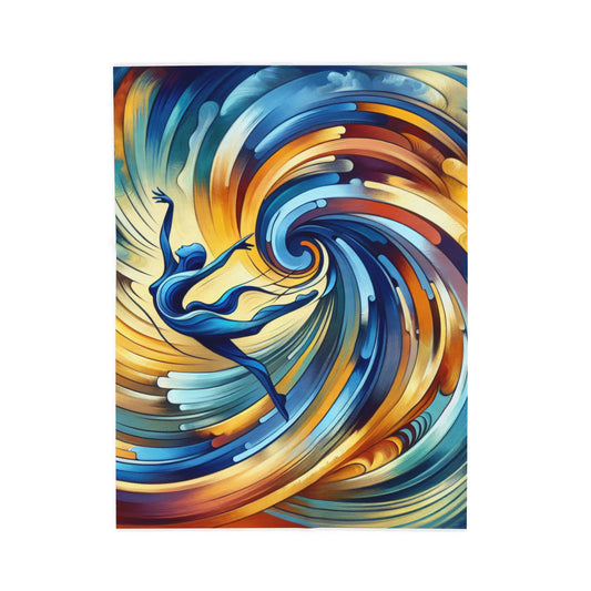 Harmonious Whirl - Plush Blanket