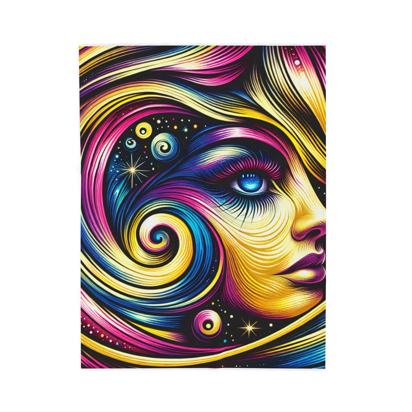 Illuminated Visions - Plush Blanket