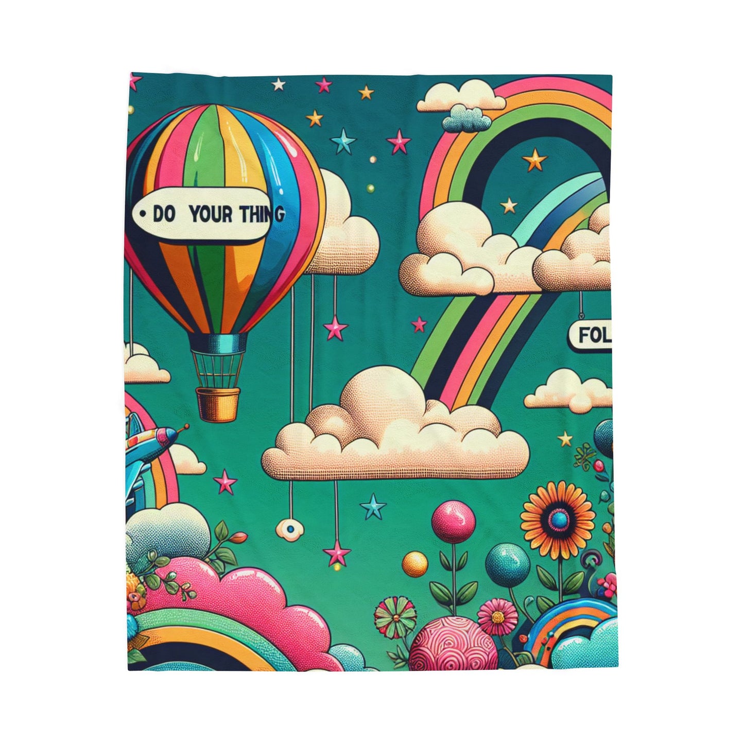 Balloon Odyssey - Plush Blanket