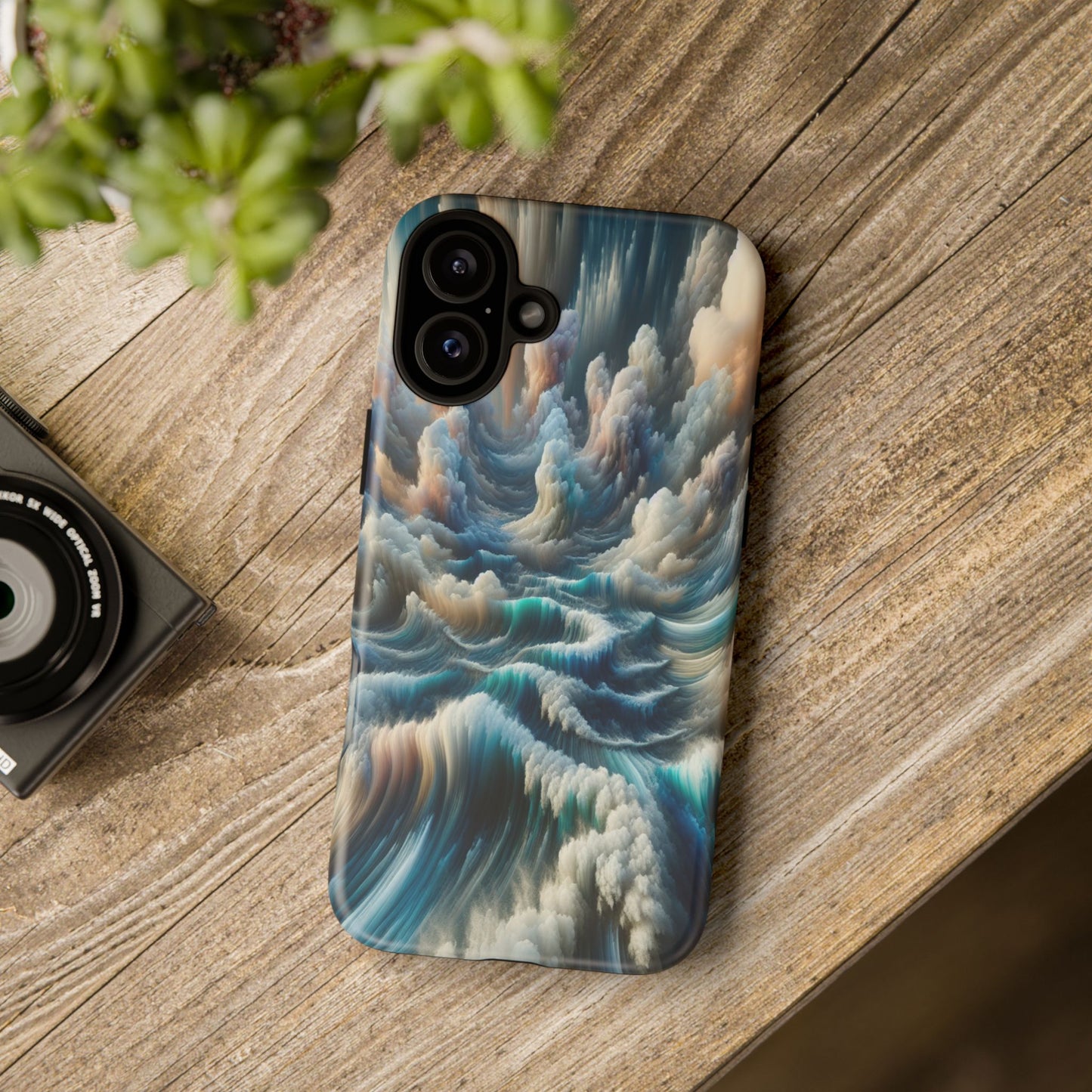 Waves of Clouded Light - Phone Case