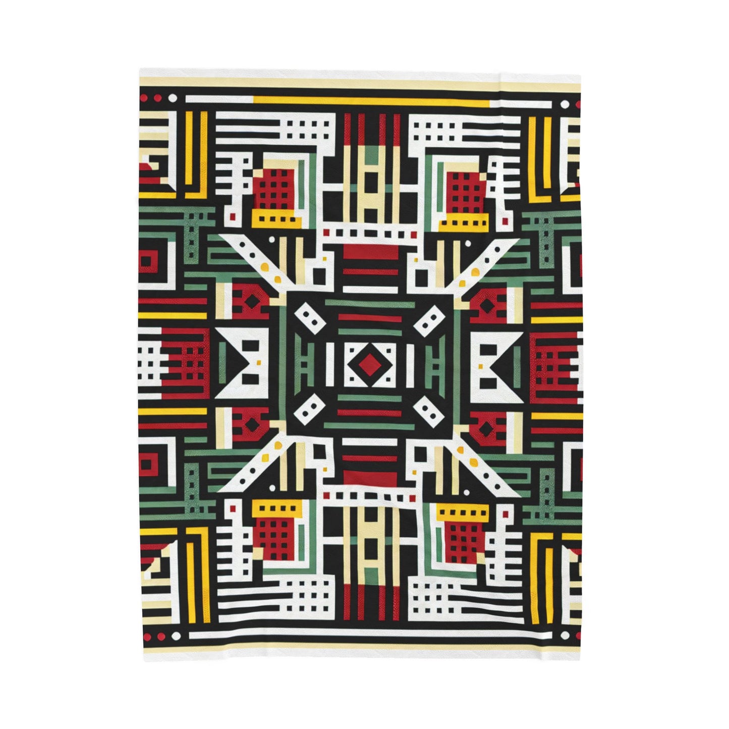 Interwoven Labyrinth - Plush Blanket