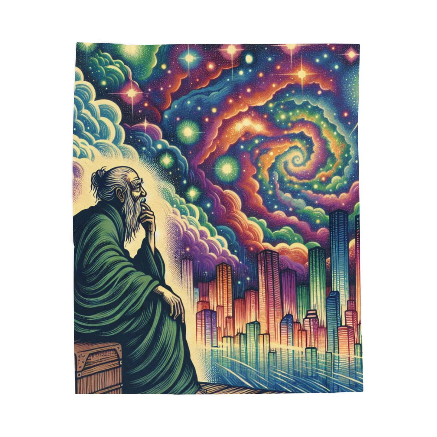 Galactic Musings of a Traveler - Plush Blanket