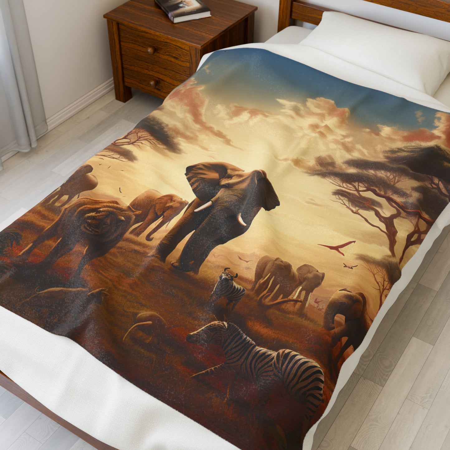 Savanna Sojourn- Plush Blanket