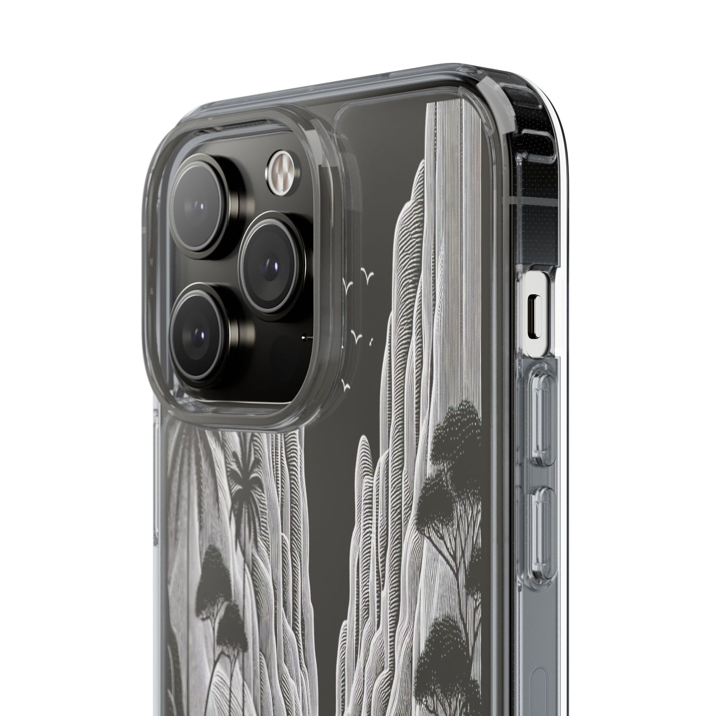 Transparent Journey Through the Cliffs Iphone Case Compatible With Iphone 16 15 14 - Clear Phone Cover