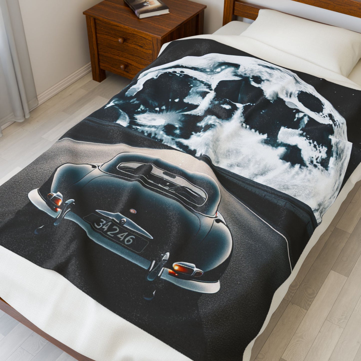 Lunar Road Trip- Plush Blanket