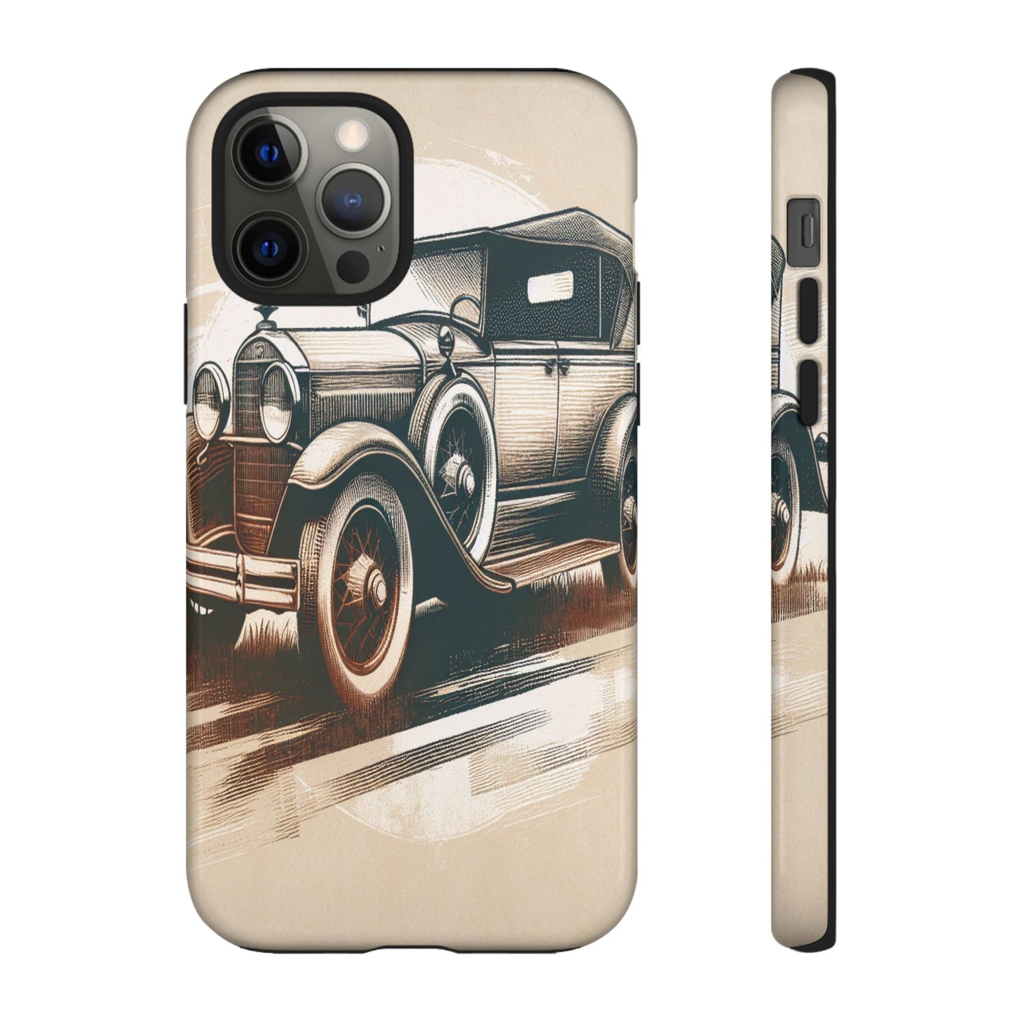 Vintage Wheels in Motion - Phone Case