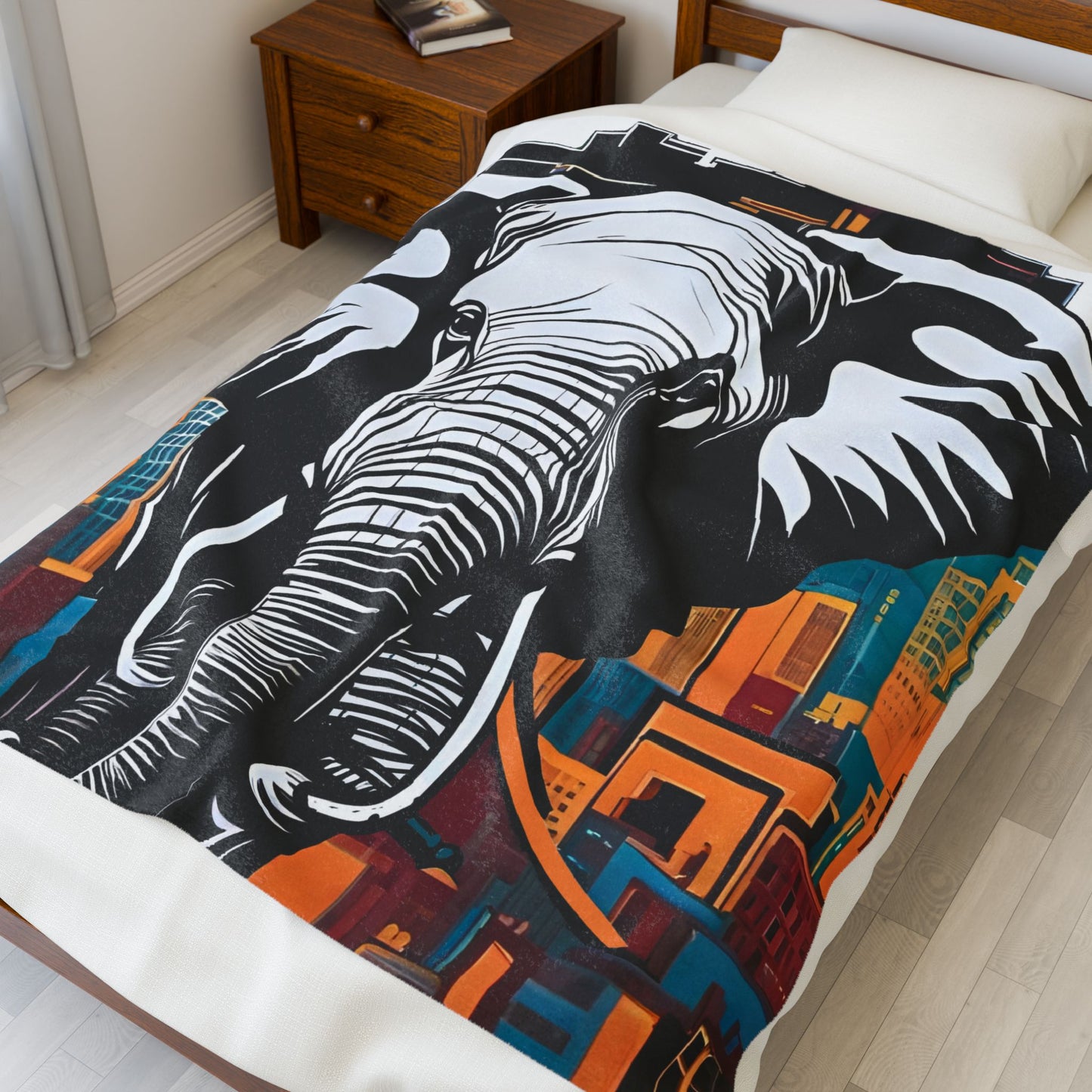 Urban Savannah Majesty- Plush Blanket