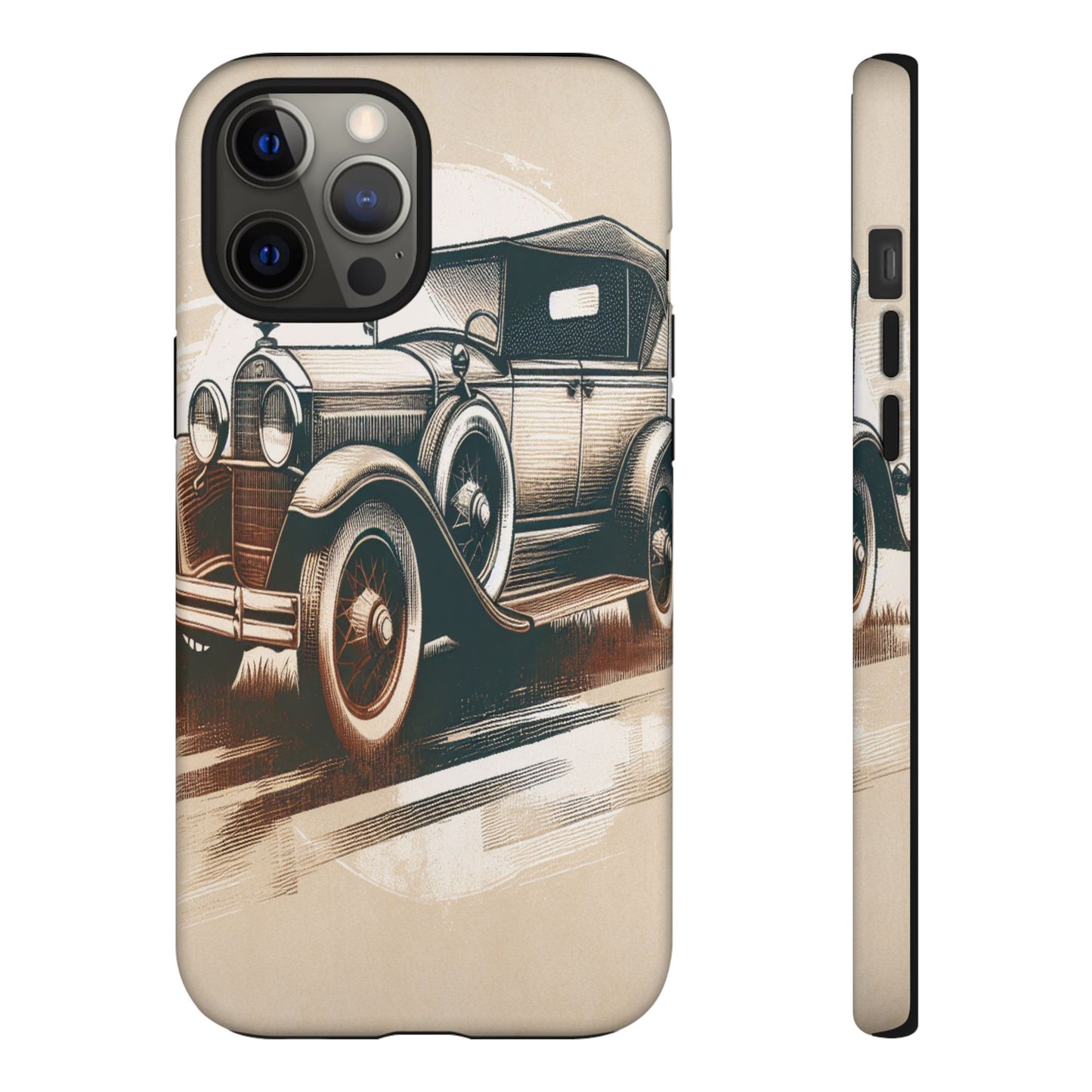 Vintage Wheels in Motion - Phone Case