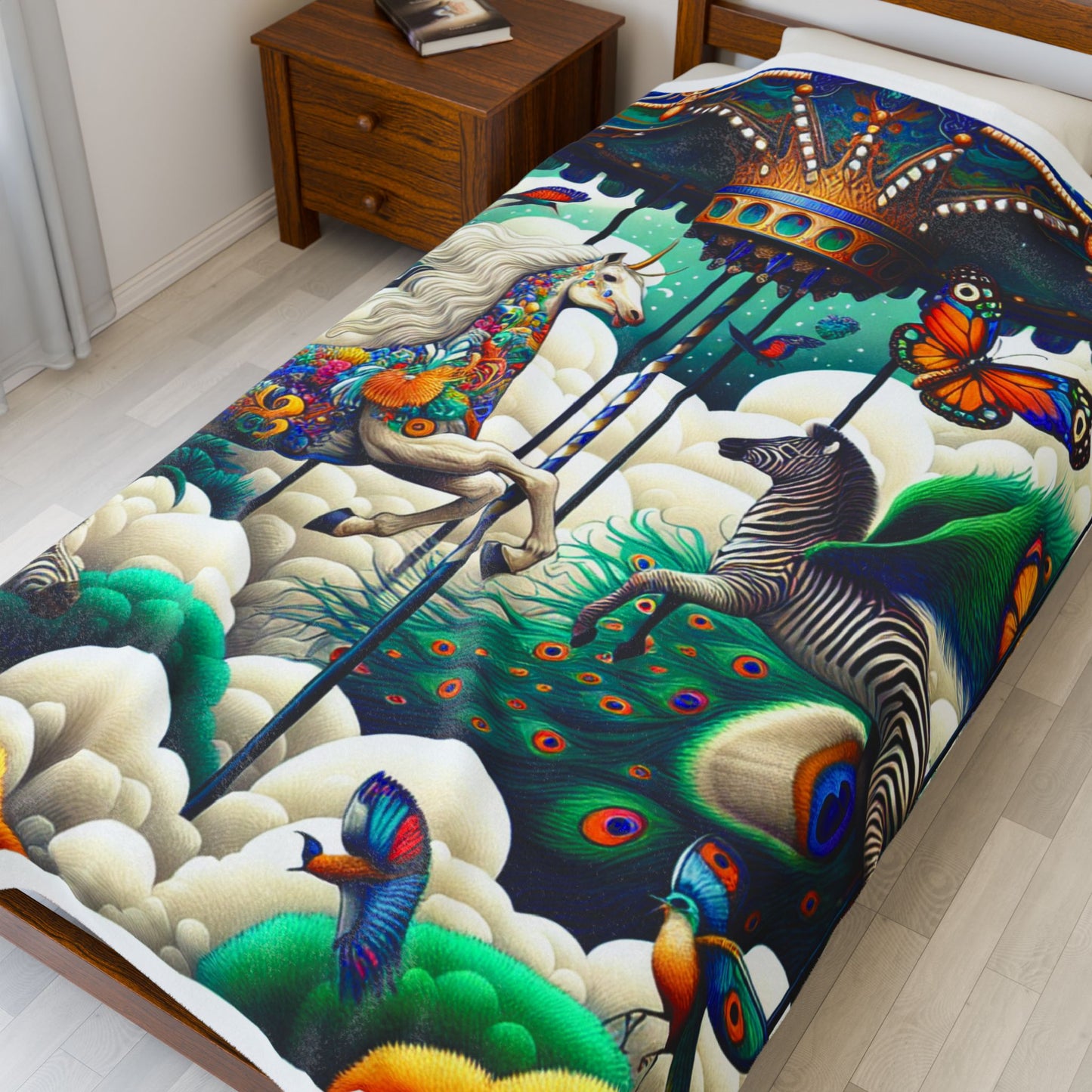 Carousel of Dreams - Plush Blanket
