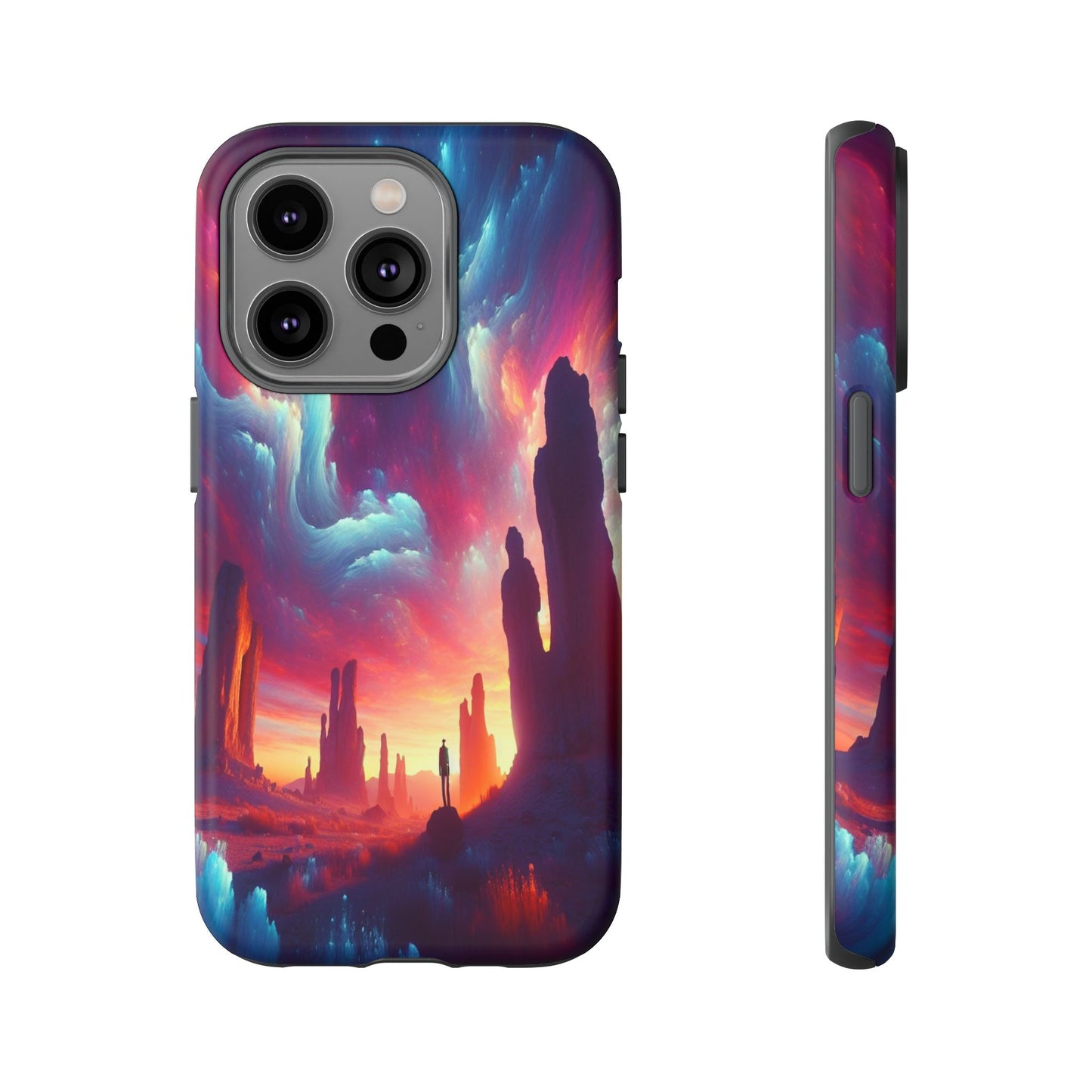 Wanderer in the Painted Sky - Phone Case