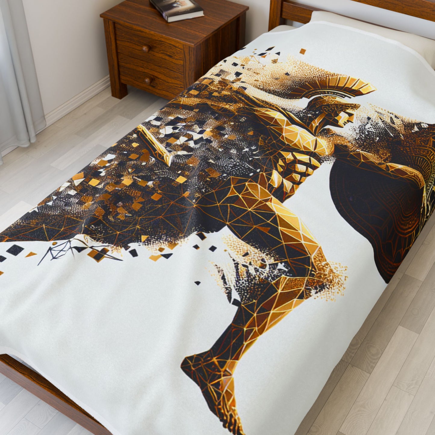 Warrior in Motion - Plush Blanket