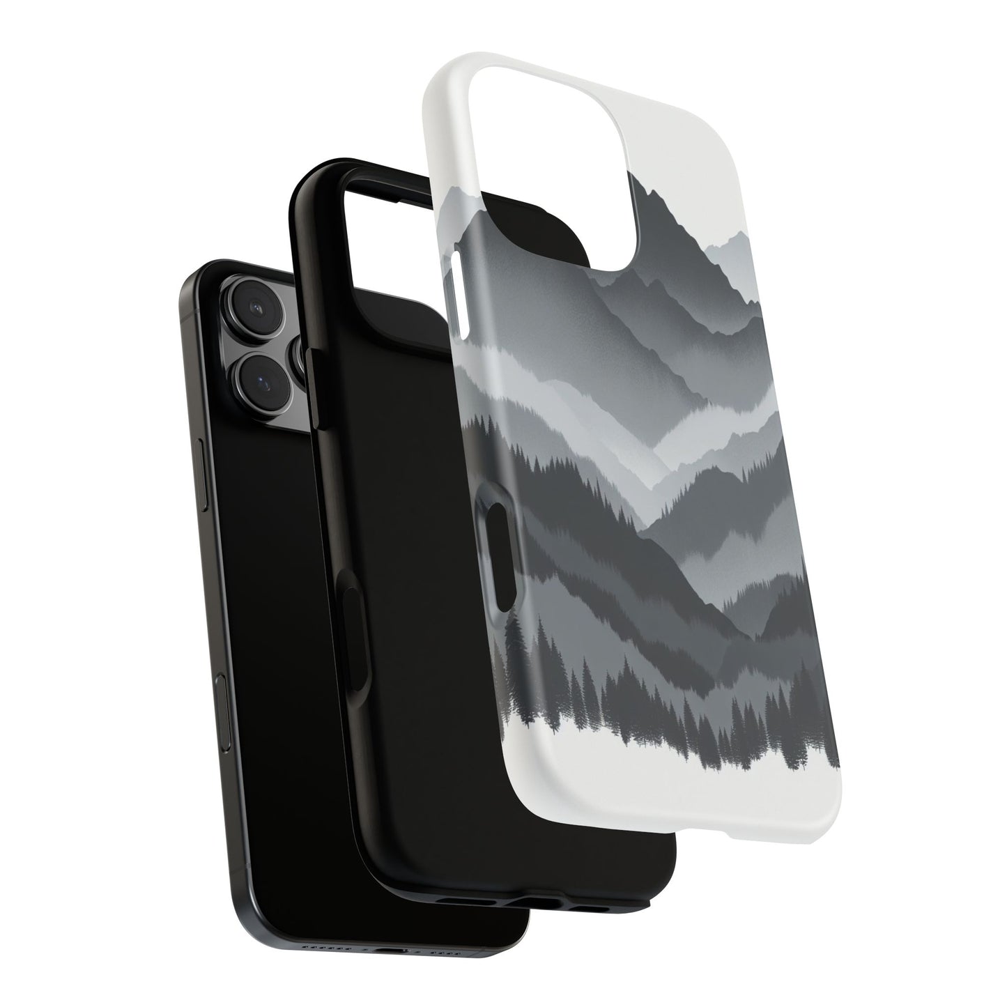 Layers of Misty Peaks - Phone Case