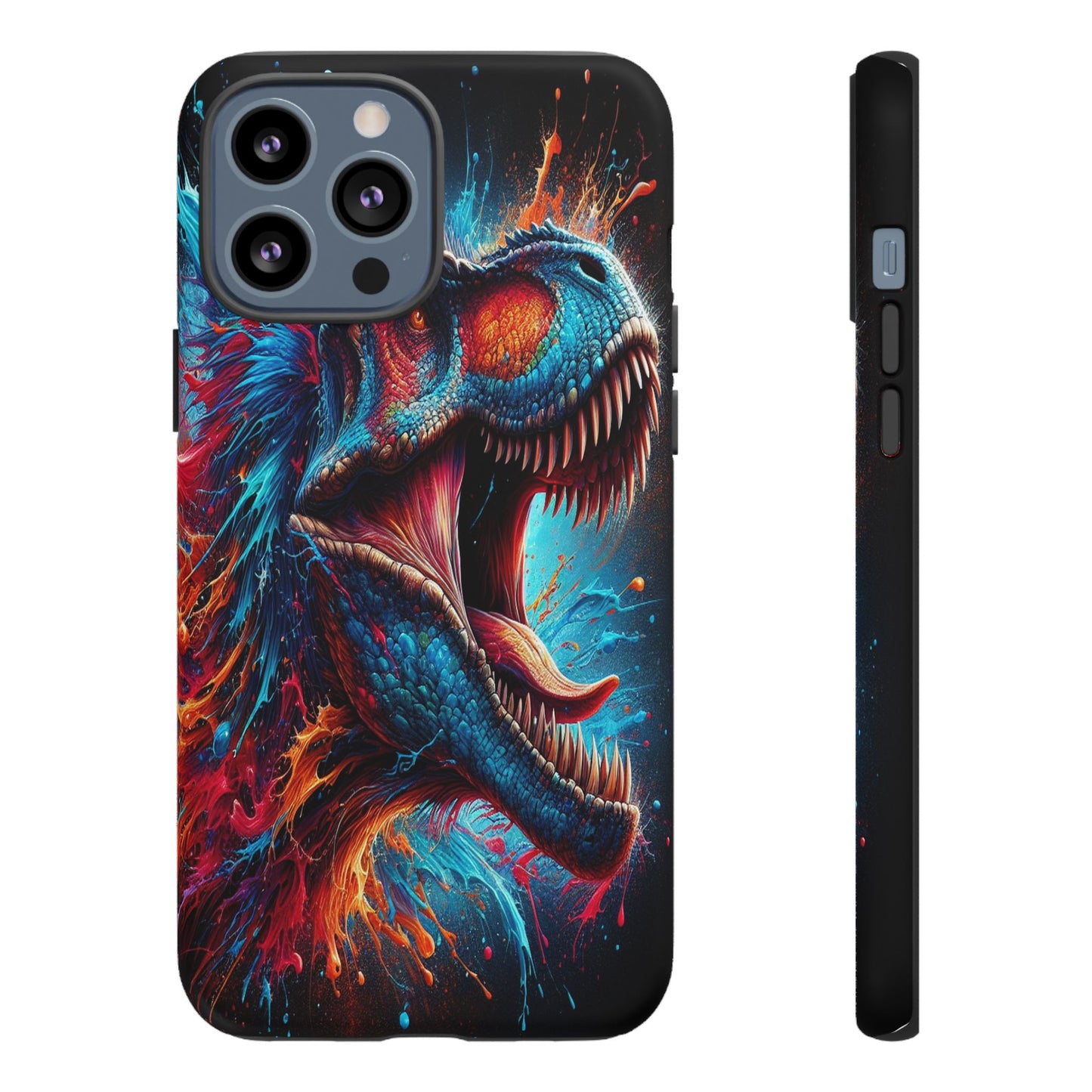 Colorburst Dinosaur Roar - Phone Case