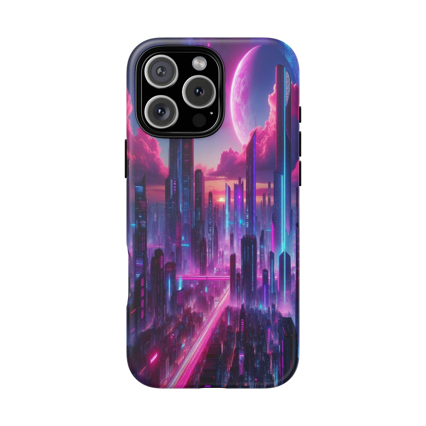 Futuristic Skyline Fantasy - Phone Case
