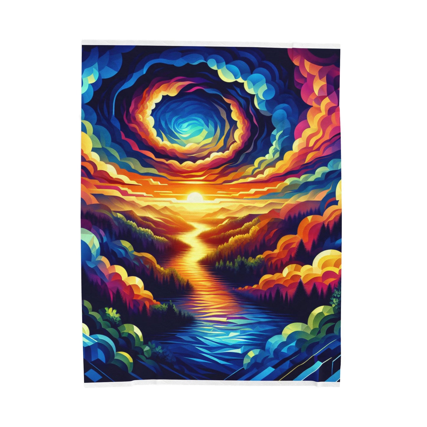 Cascade of Radiance - Plush Blanket