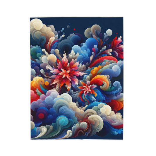 Burst of Creativity - Plush Blanket