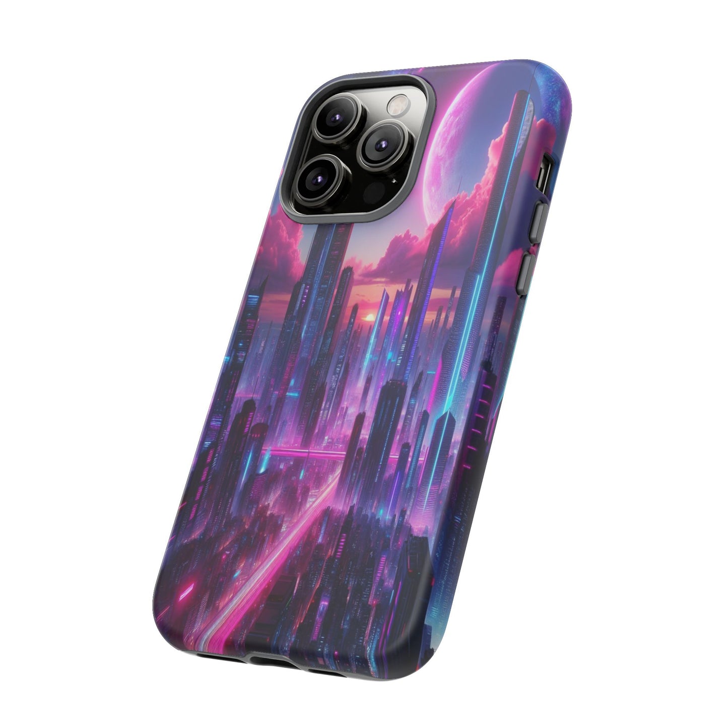 Futuristic Skyline Fantasy - Phone Case