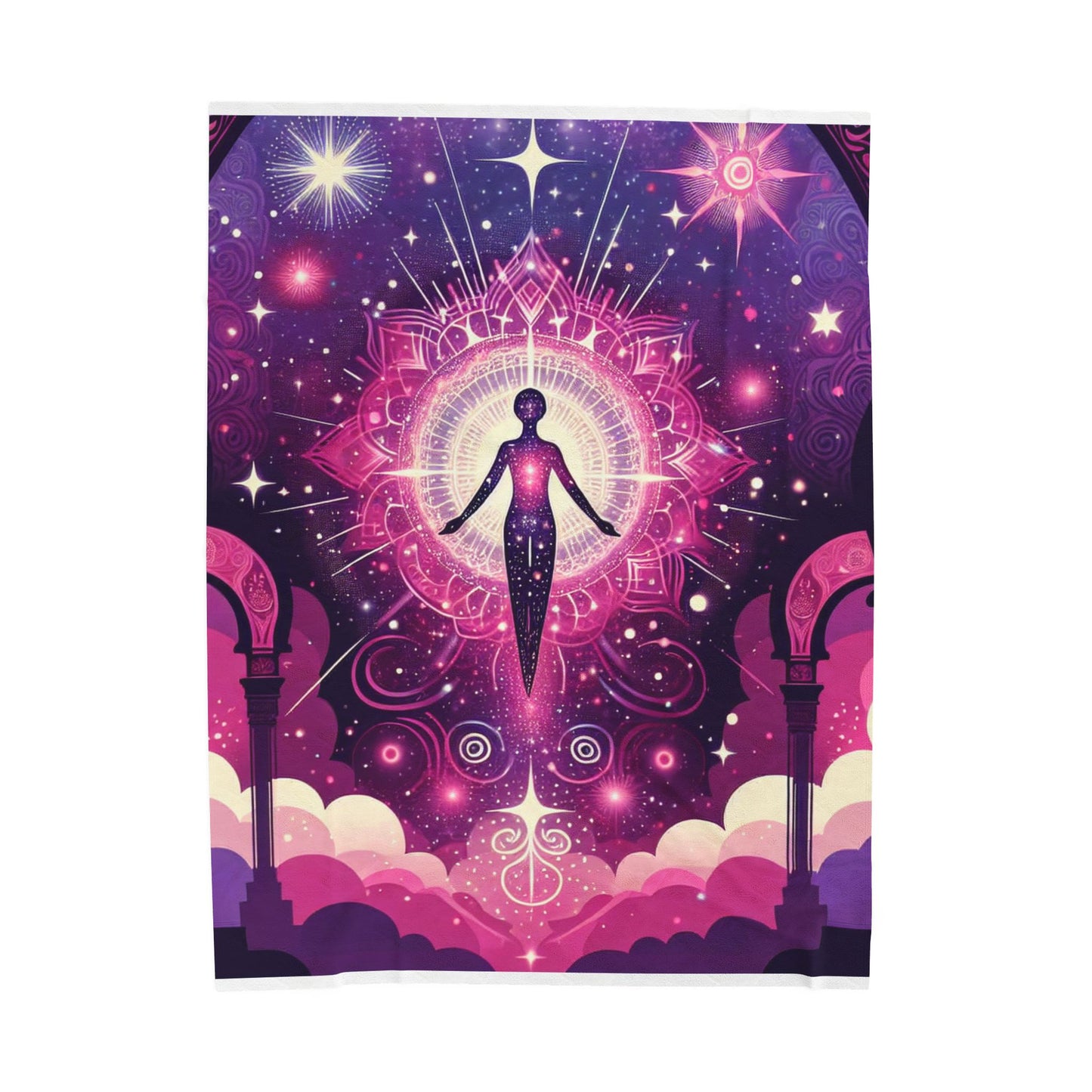 Journey through the Stars - Plush Blanket