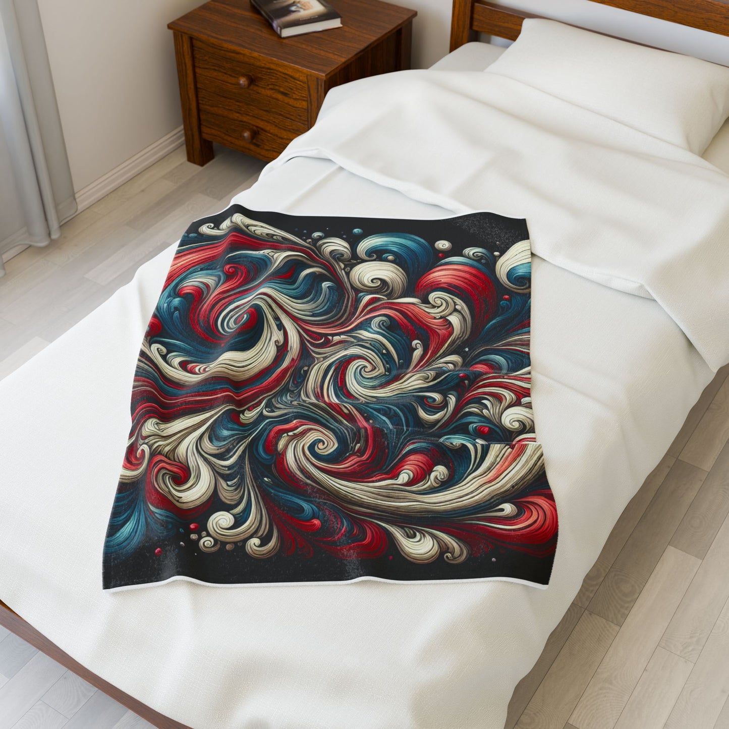 Swirling Tides - Plush Blanket