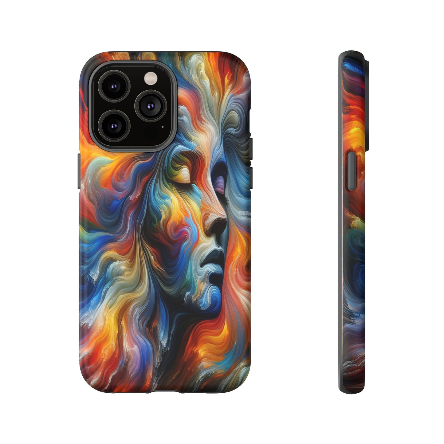 Custom Protective Whirlwind of Colors Iphone Case Compatible With Iphone 16 15 14 - Phone Cover
