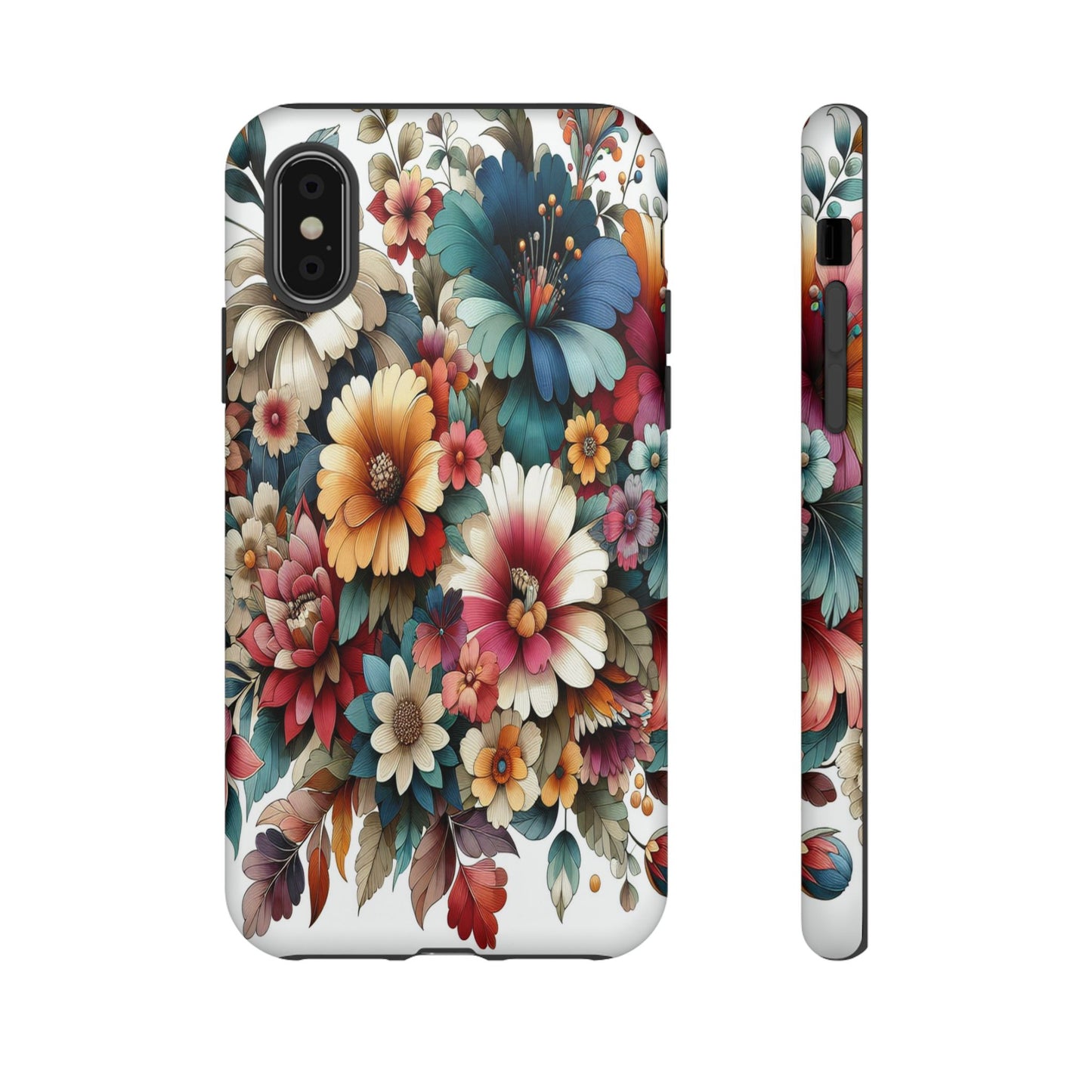 Floral Celebration in Colorful Hues - Phone Case