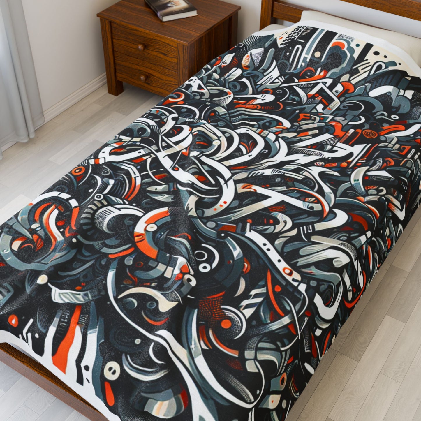 Intricate Maze Unfolds - Plush Blanket
