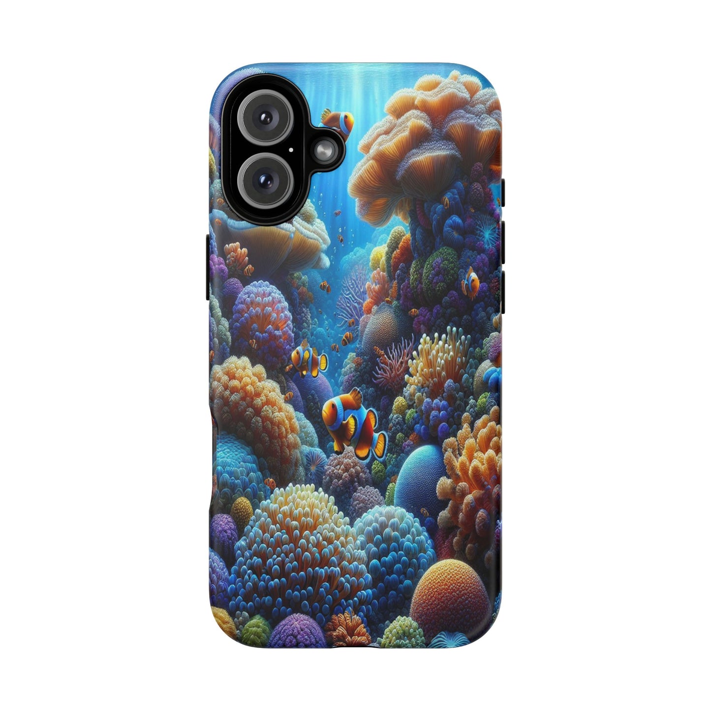 Custom ProtectiveUnderwater Paradise Alive with ColorIphone Case Compatible With Iphone 16 15 14 - Phone Cover