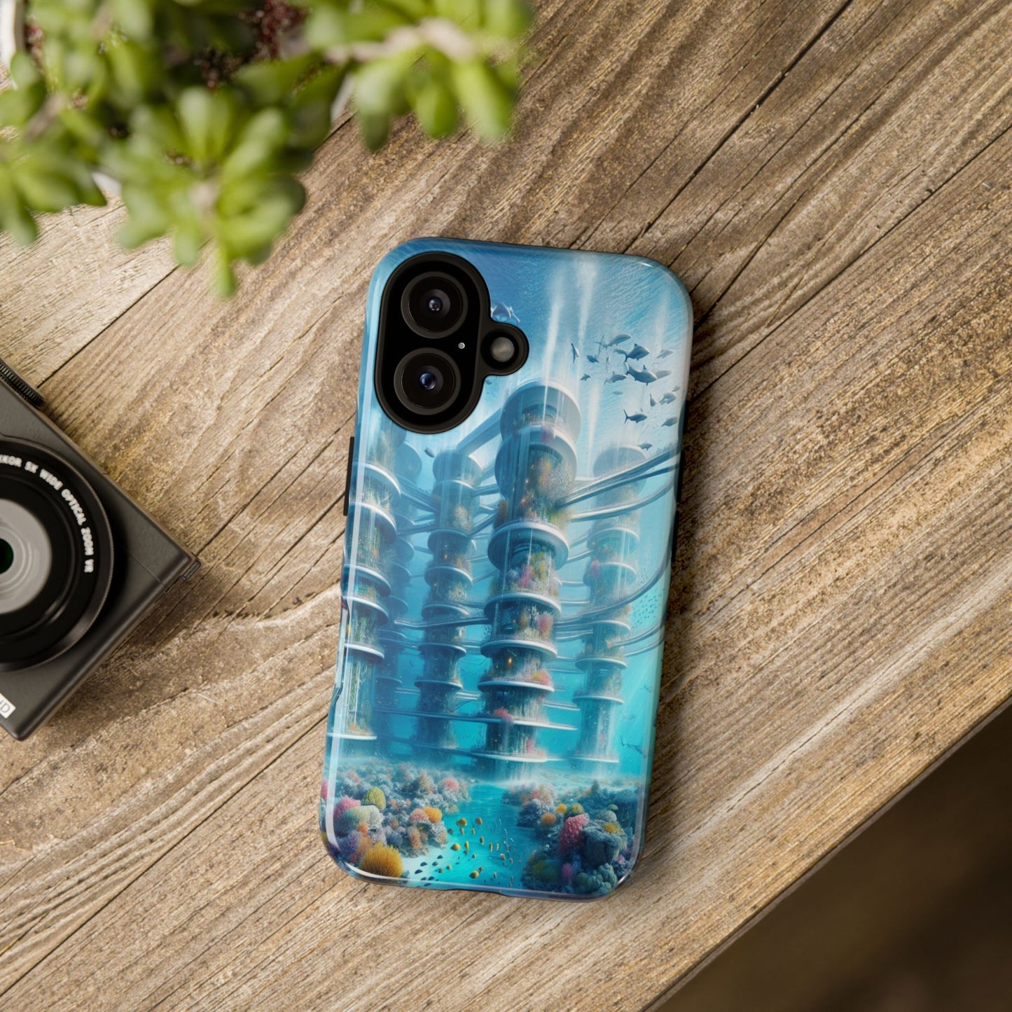 Custom ProtectiveUnderwater Oasis OdysseyIphone Case Compatible With Iphone 16 15 14 - Phone Cover