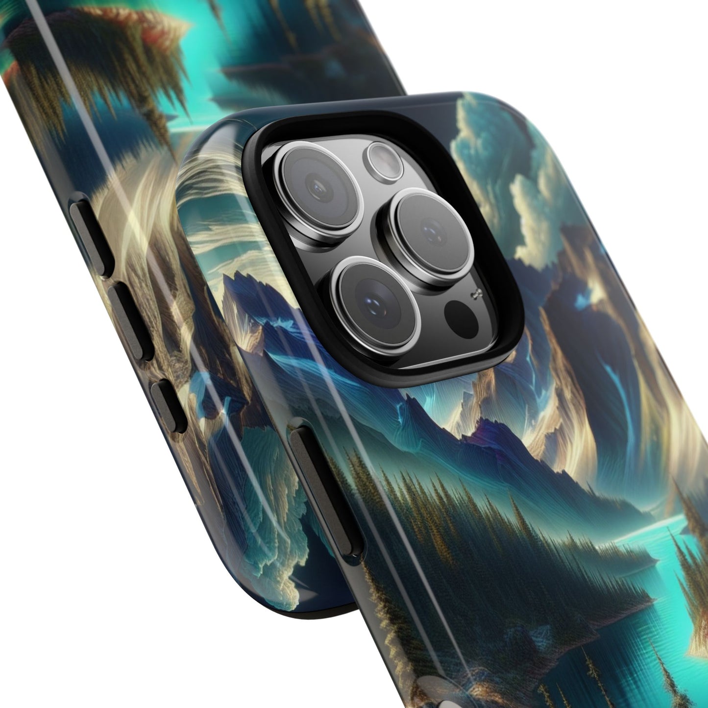 Custom ProtectiveMajestic Peaks and Tranquil WatersIphone Case Compatible With Iphone 16 15 14 - Phone Cover