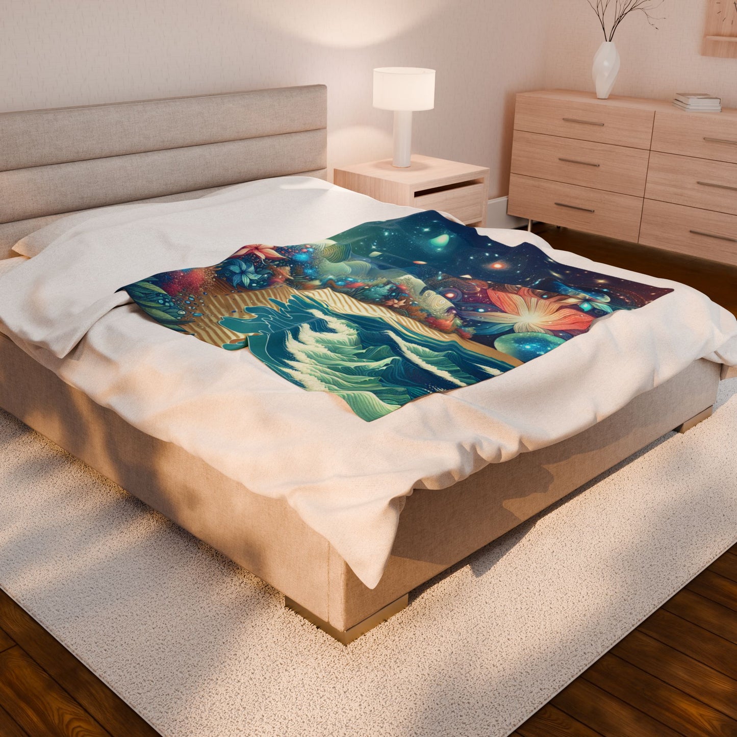Oceanic Dreamscape - Plush Blanket