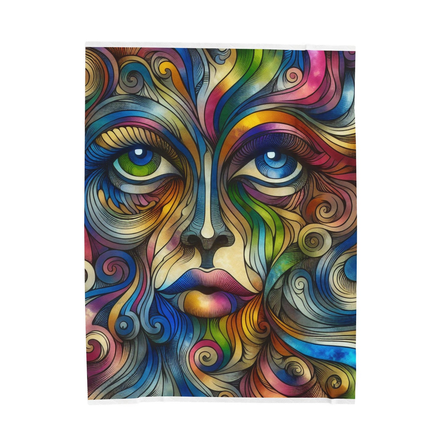 Whirl of Expression - Plush Blanket