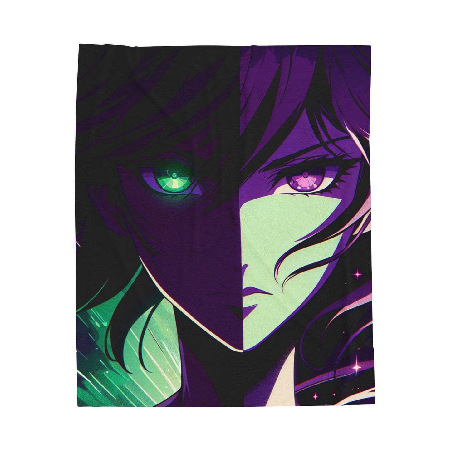 Anime Dual Realms - Plush Blanket