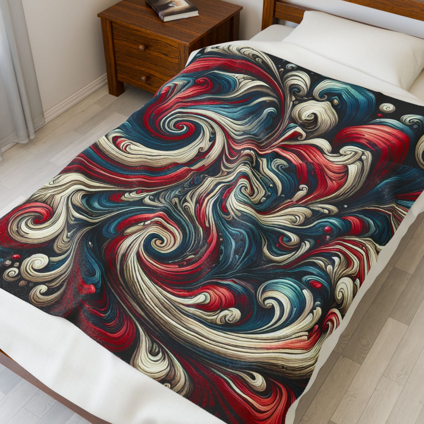 Swirling Tides - Plush Blanket
