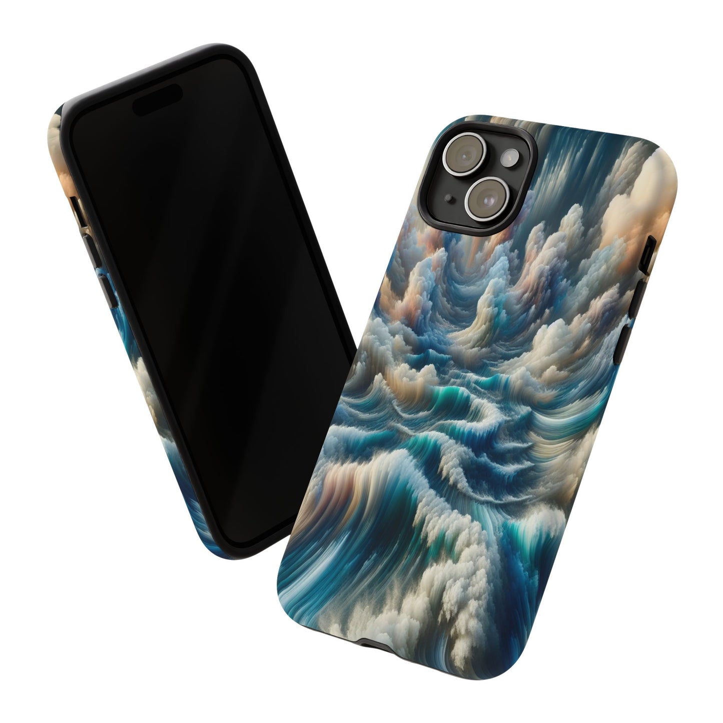 Waves of Clouded Light - Phone Case