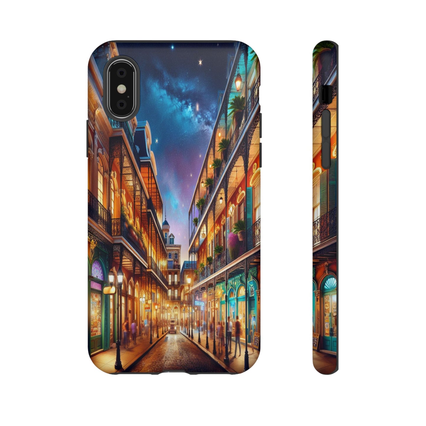 Starlit Street in the City - Phone Case