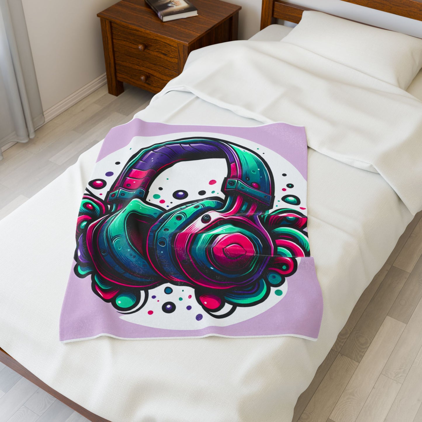 Rhythmic Groove Portal- Plush Blanket