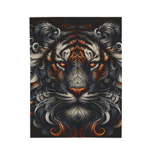 Fierce Tiger Majesty - Plush Blanket