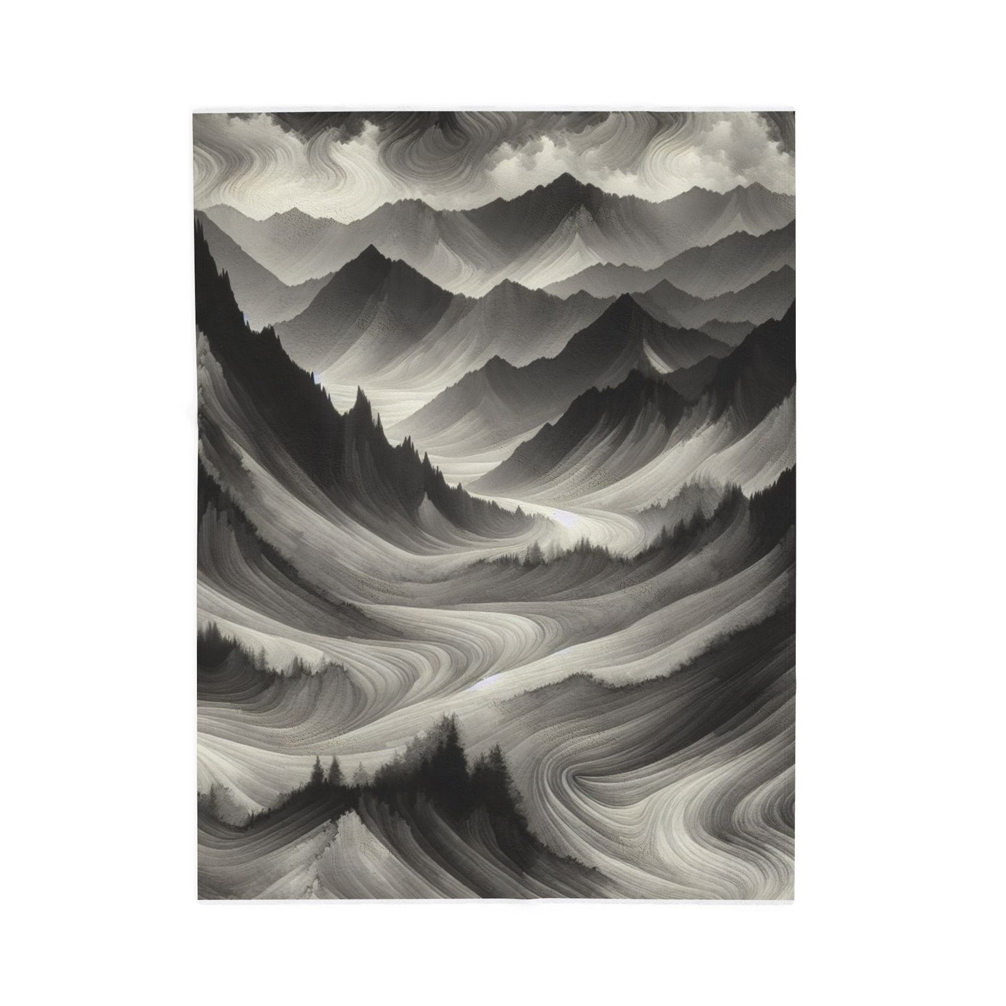 Enigmatic Landscapes - Plush Blanket