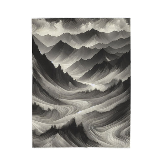 Enigmatic Landscapes - Plush Blanket