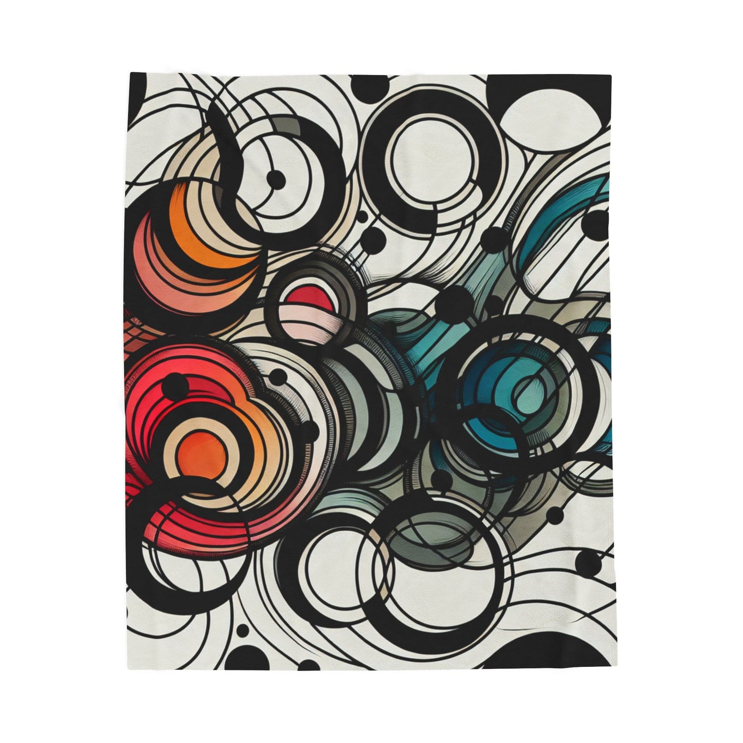 Celestial Whirlwinds - Plush Blanket