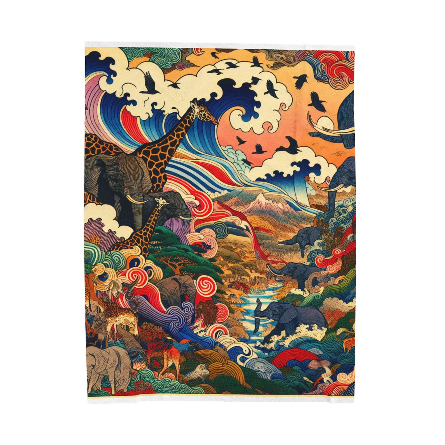Safari Odyssey - Plush Blanket