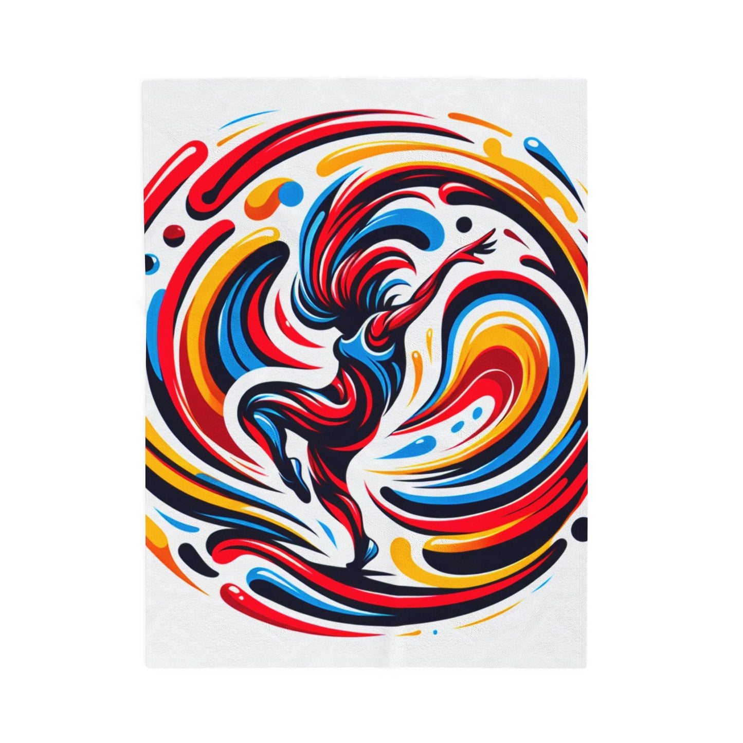 Energetic Movement - Plush Blanket