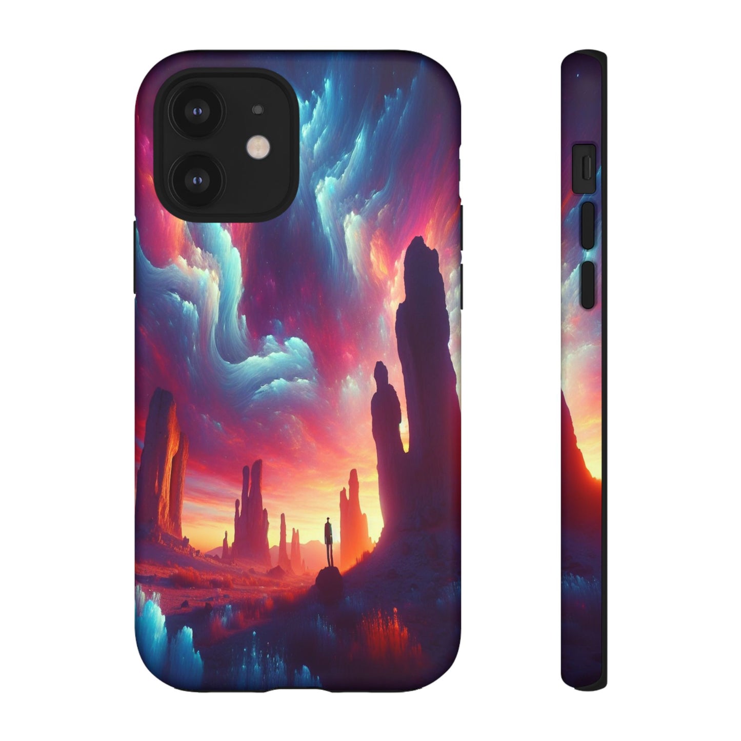 Wanderer in the Painted Sky - Phone Case