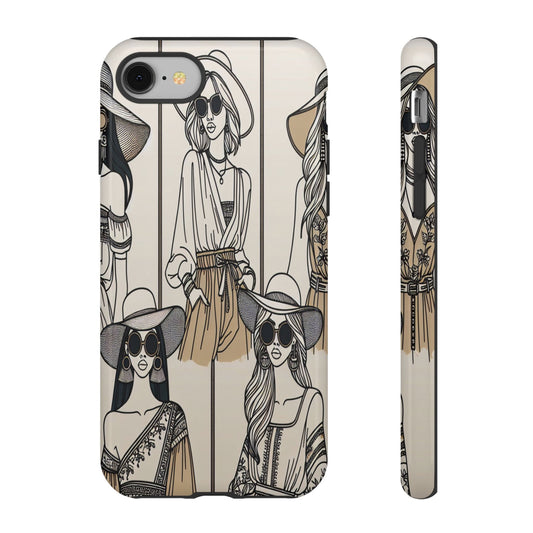 Chic Bohemian Fashion Styles - Phone Case