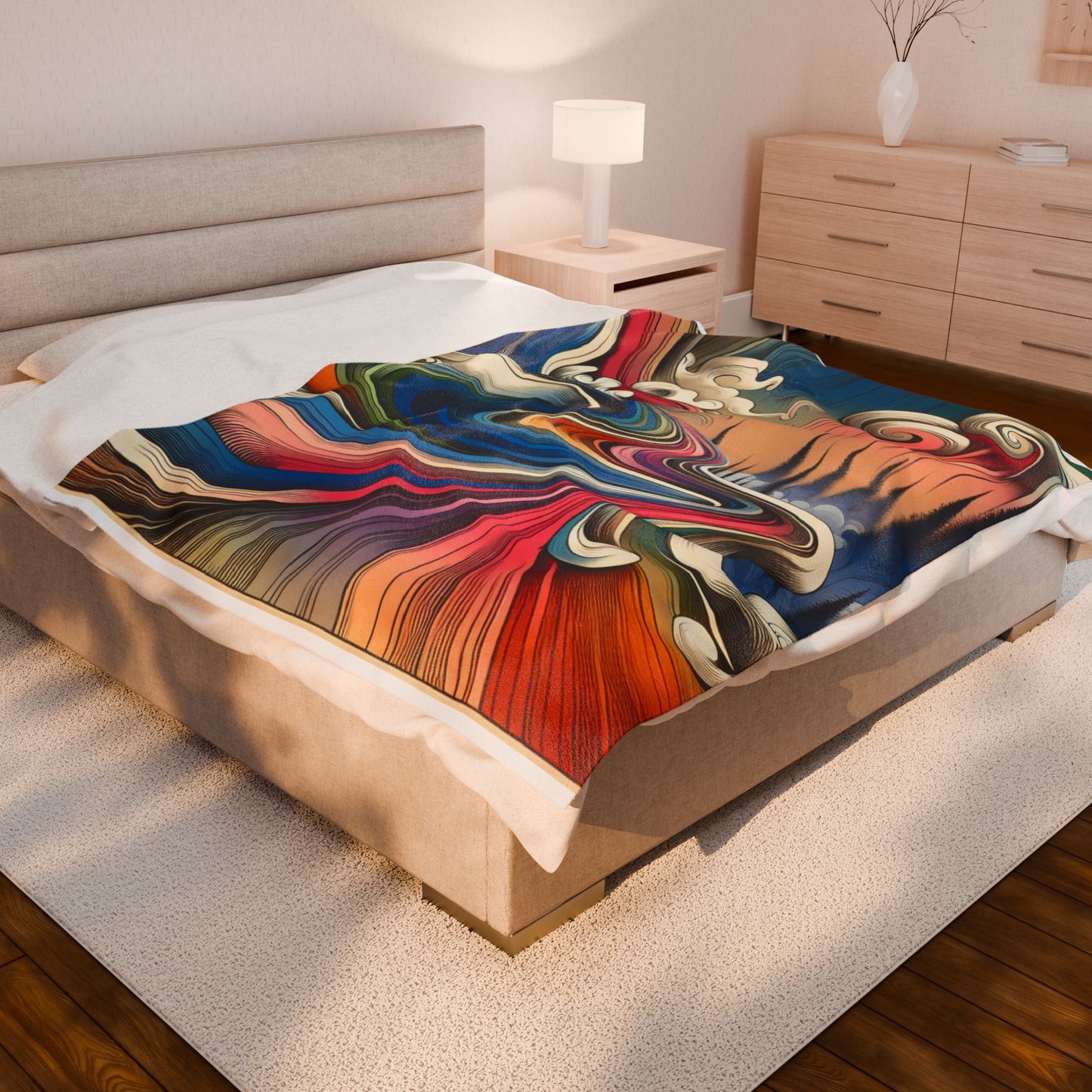 Flowing Visions - Plush Blanket